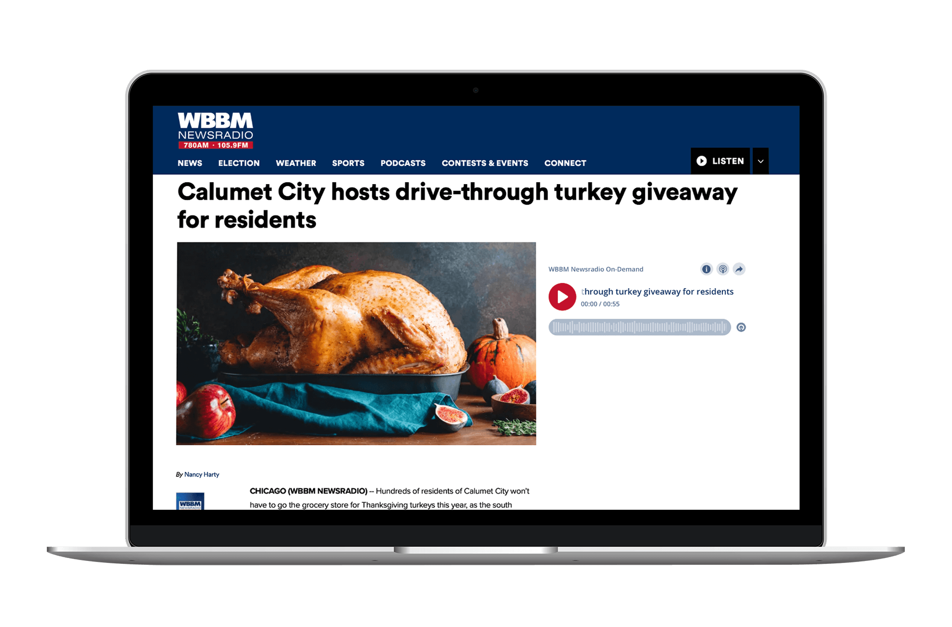Calumet City hosts drive-through turkey giveaway for residents
